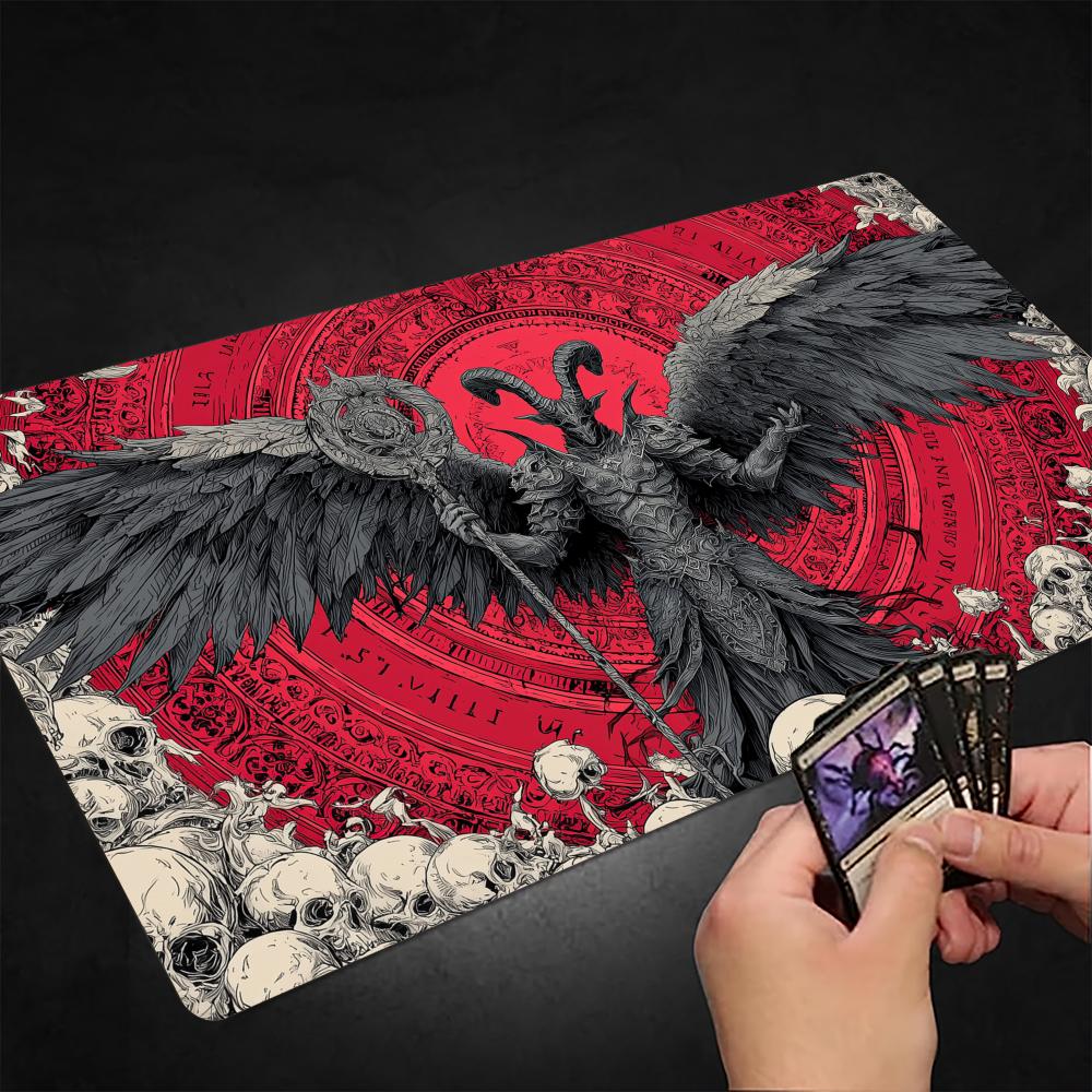 Door Mat Blank - Gotik Tarzda Keçi Başlı Şeytan TCG