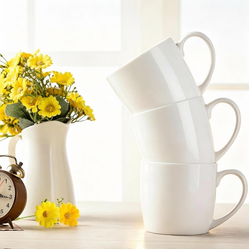 300ML, 3 adet/grup, düz beyaz  - Sublimation Mug White incelemesi ve fiyatı