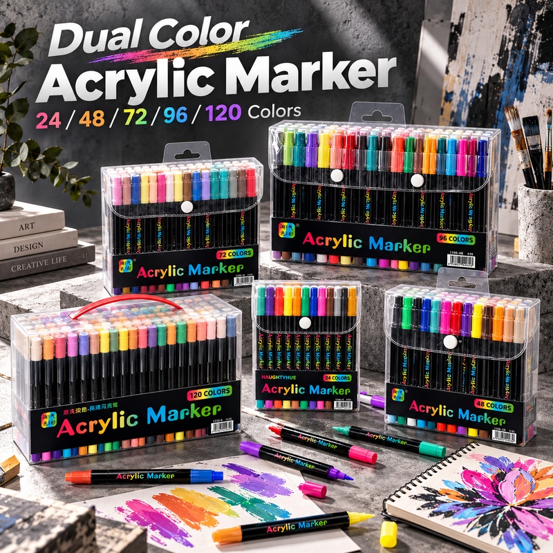 Çift Renkli Akrilik Boya Kalem - Copic Marker Classic incelemesi ve fiyatı
