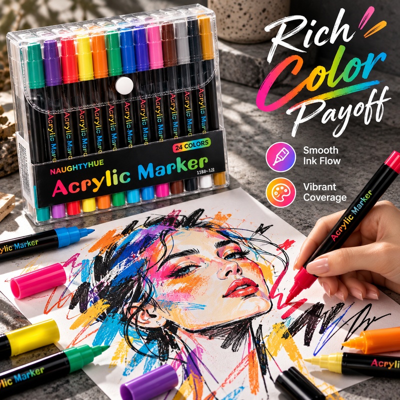 Çift Renkli Akrilik Boya Kalem - Copic Marker Classic incelemesi ve fiyatı